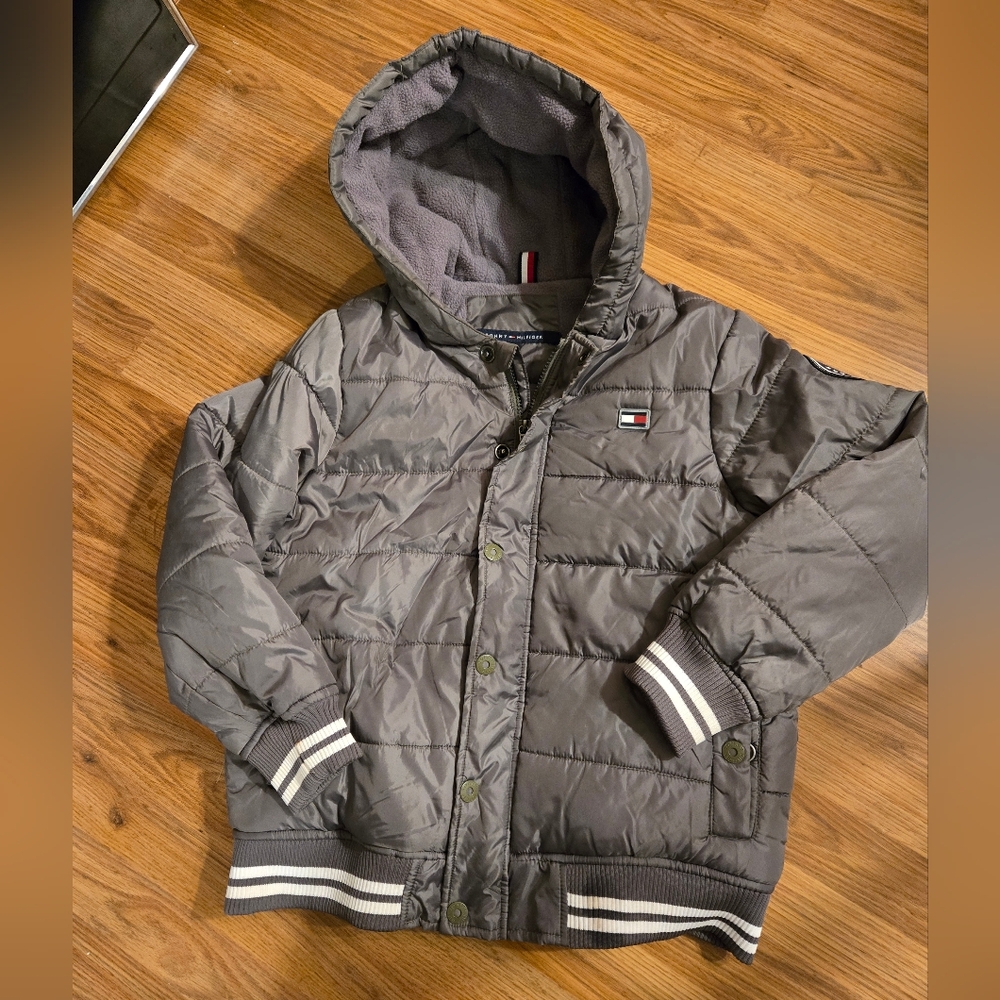 Tommy Hilfiger Boy's Charcoal Puffer Jacket